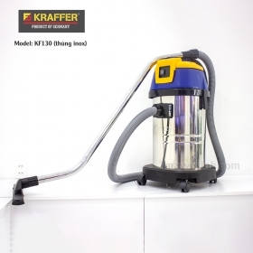 Máy hút bụi công nghiệp Kraffer KF130 (thùng inox)