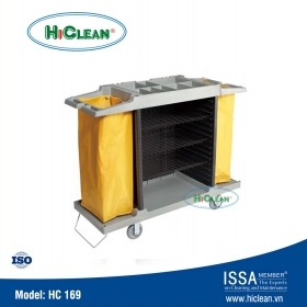 Xe đẩy dọn phòng khách sạn HiClean HC 169