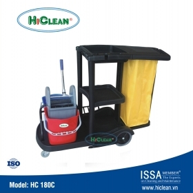 Xe đẩy dọn phòng khách sạn HiClean HC180C