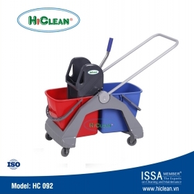 Xe vắt nước lau nhà 2 ngăn HiClean HC092