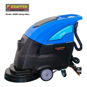 Máy lau sàn nhà xưởng Kraffer KF600 (dùng điện)