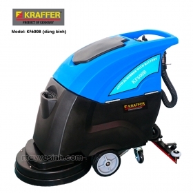 Máy chà sàn nhà xưởng Kraffer KF600B (dùng bình)
