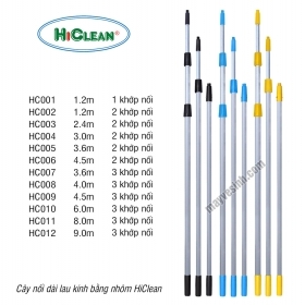 Cây nối dài bằng nhôm HiClean (1.2m - 9m)