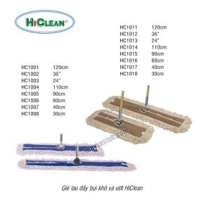 Giẻ lau cây đẩy bụi khô và ướt HiClean