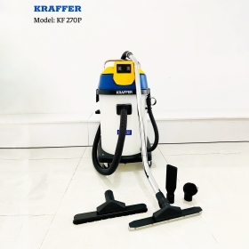 Máy hút bụi công nghiệp Kraffer KF270P - thùng nhựa